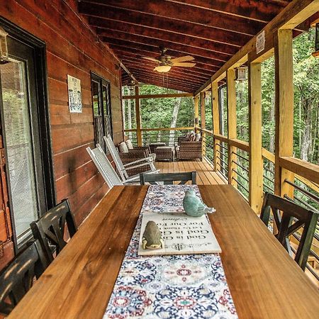 Adore The Smores Rustic Mountain Charm Outdoor Spaces And A Cozy Hot Tub Blue Ridge Exterior foto